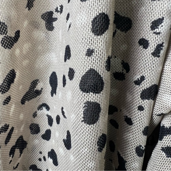 Cato Plus 18/20W Gray w/Black Flecks Knit Peasant Top 3/4 Sleeve - Picture 6 of 7